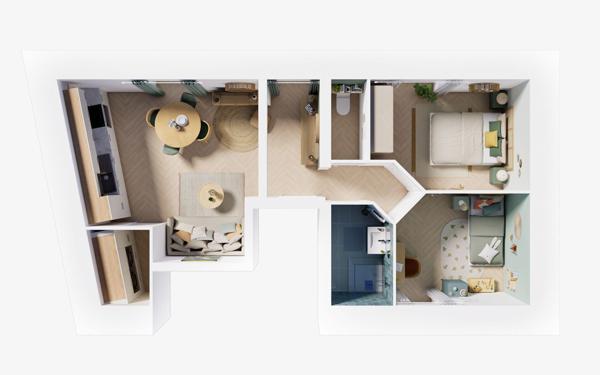 Appartement à vendre    1 pièce •  Auray