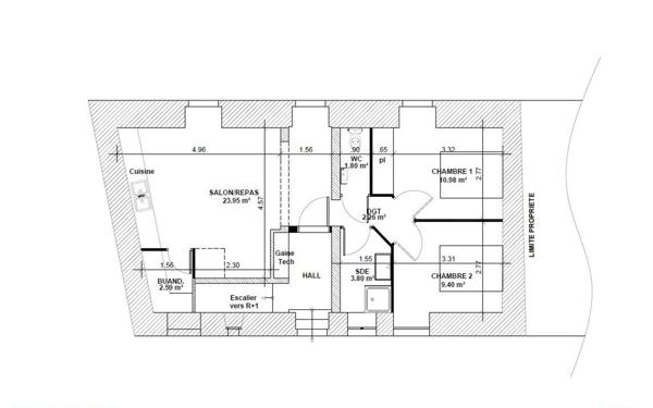 Appartement à vendre    1 pièce •  Auray