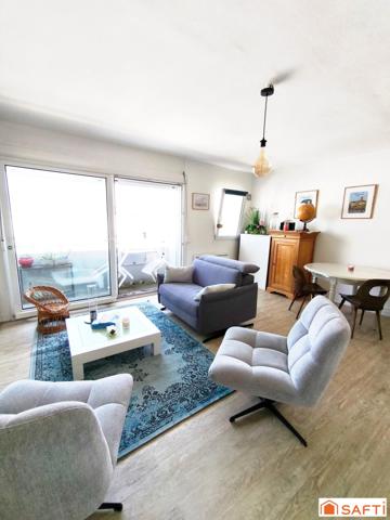 Appartement 32 m² - balcon - 200 mètres de la plage.