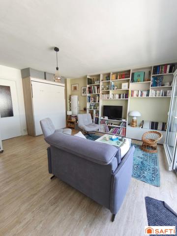 Appartement 32 m² - balcon - 200 mètres de la plage.