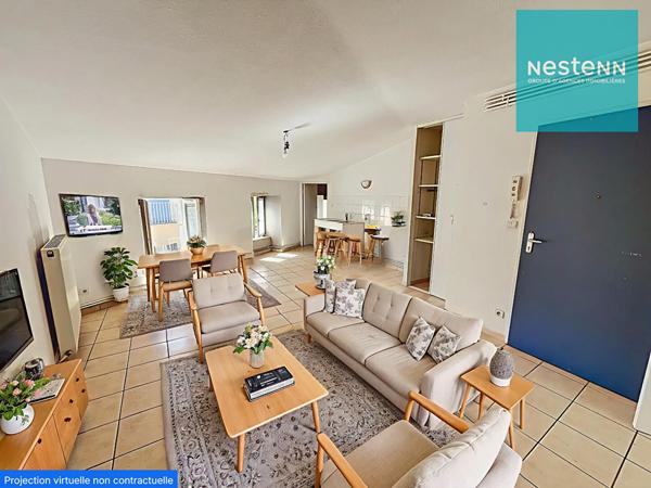 Appartement Montbrison 2 pièce(s) 55.4 m² - deux chambres et très proche du centre ville