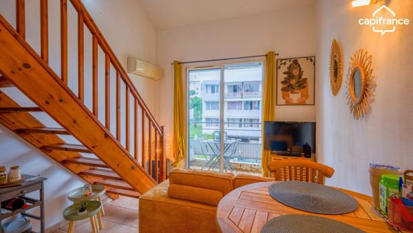 🏡 À louer – Studio T1 Bis avec mezzanine, terrasse & parking privatif