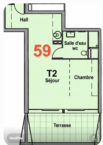 APPARTEMENT 46 M2