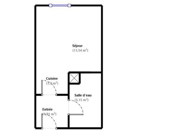 Appartement à vendre 1 pièce 19 m² Chelles