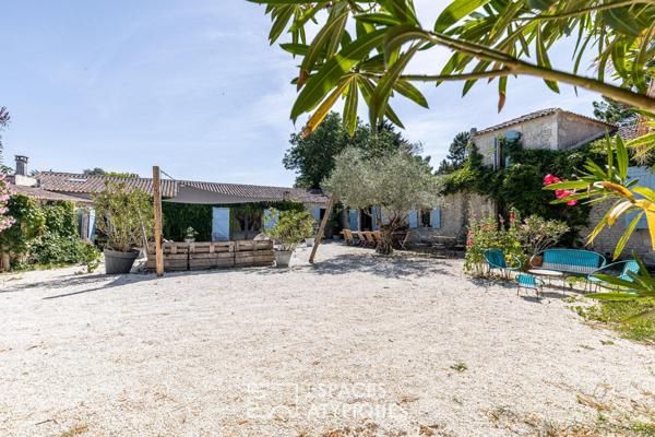 Propriété d’exception au coeur d’un parc arboré, entre authenticité et art de vivre