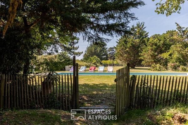 Propriété d’exception au coeur d’un parc arboré, entre authenticité et art de vivre