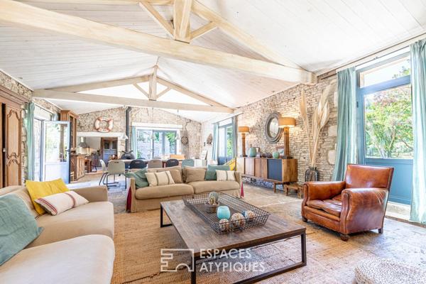 Propriété d’exception au coeur d’un parc arboré, entre authenticité et art de vivre