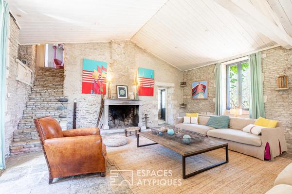 Propriété d’exception au coeur d’un parc arboré, entre authenticité et art de vivre