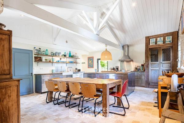 Propriété d’exception au coeur d’un parc arboré, entre authenticité et art de vivre