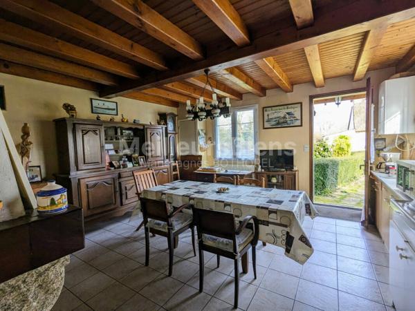 44410 HERBIGNAC - Maison A VENDRE - 2 chambres ( possibilité de 3)  - véranda - Garage- terrain 1290 m2