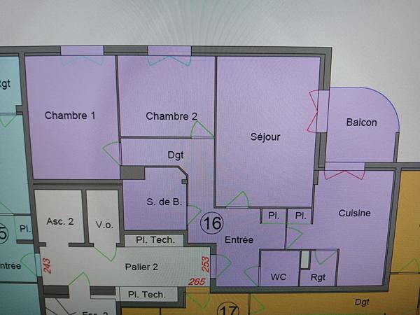 Appartement Laval 3 pièce(s)