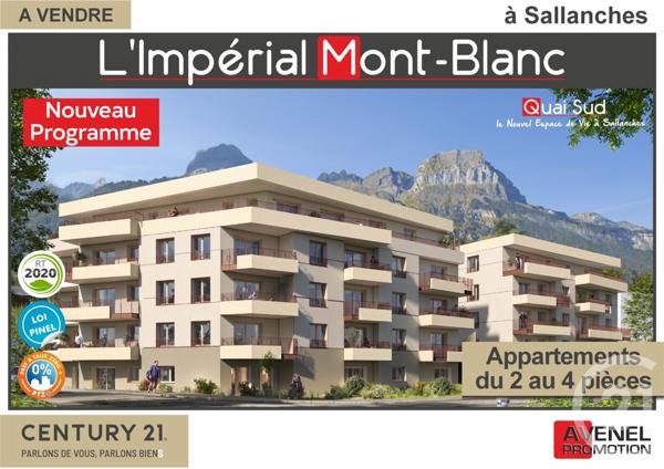 Appartement à vendre  2 pièces - 56,67 m2 SALLANCHES - 74