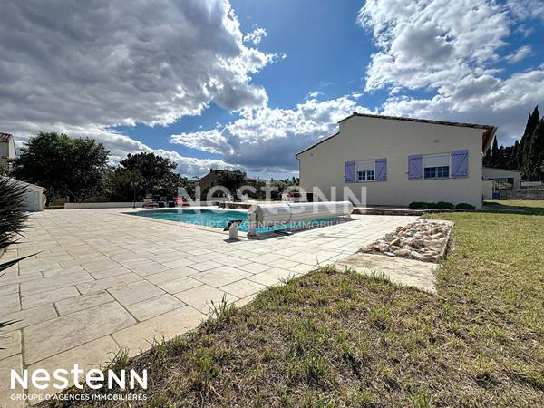 NEVIAN maison T5 de plain-pied, libre de 4 faces, avec toiture neuve