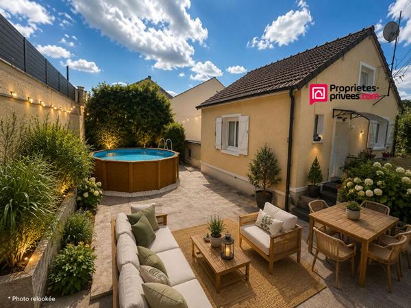 Charmante maison familiale avec jardin, terrasses et dépendance 115 m2