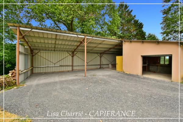 Maison à vendre 5 pièces de 137 m2 habitables sur 4017 m2 de terrain clôturé, garage, atelier, hangar et piscine proche de VIC FEZENSAC (32)