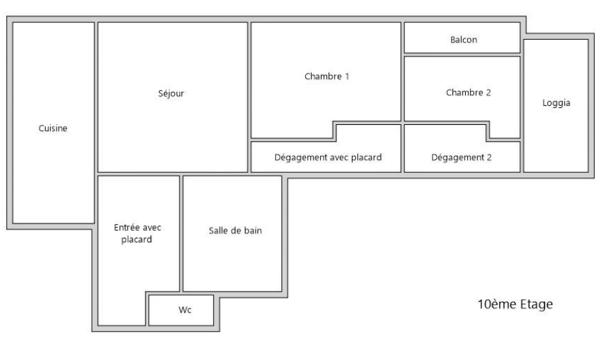 NATION - Appartement 3 pièces en étage élevé