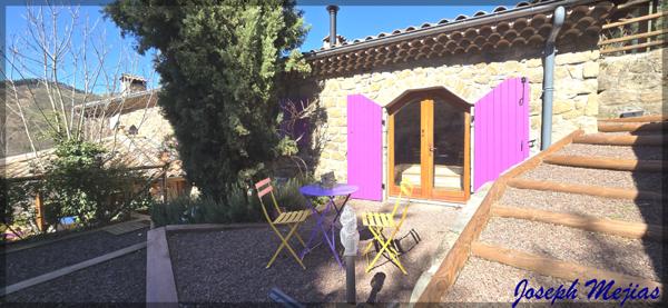 Mariac (07160) Vente prestige - Maison en pierres 290 m² - Le Cheylard - 2,6 Hectares de terrain