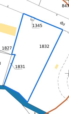 Terrain à vendre de 1 142,00 m² proche de BAUGE EN ANJOU (49)