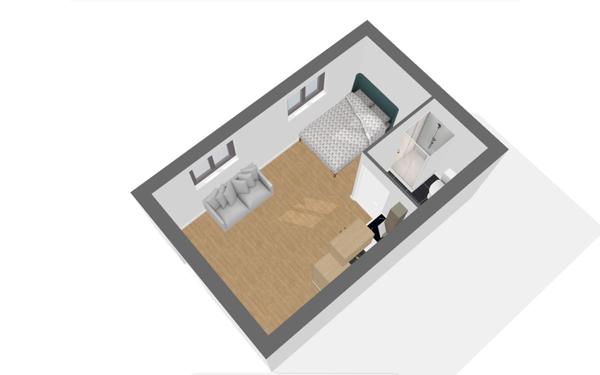 Appartement à vendre    1 pièce • 21 m2 Marseille 4