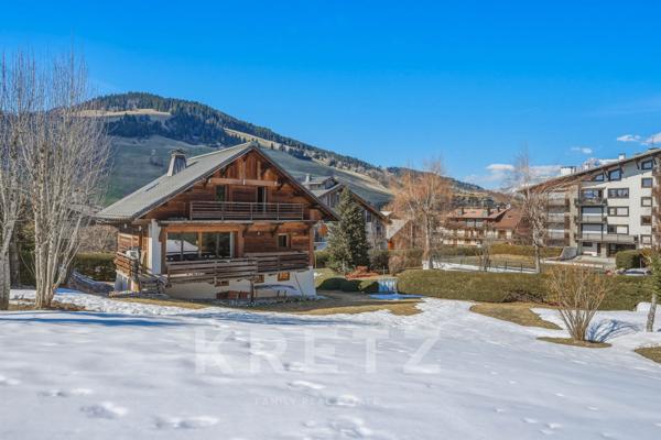 MEGEVE centre: Chalet de charme et potentiel d'extension exceptionnel