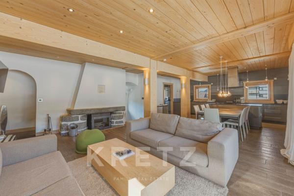 MEGEVE centre: Chalet de charme et potentiel d'extension exceptionnel