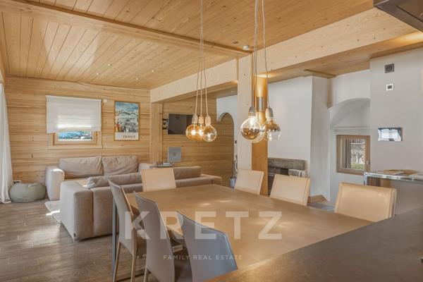 MEGEVE centre: Chalet de charme et potentiel d'extension exceptionnel