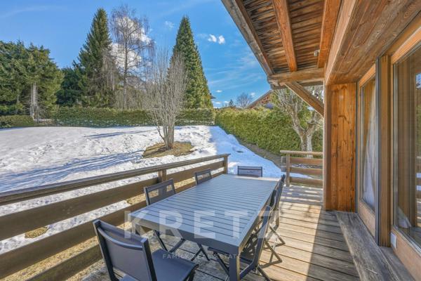 MEGEVE centre: Chalet de charme et potentiel d'extension exceptionnel