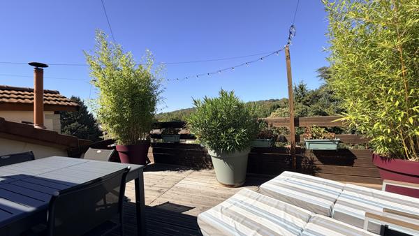 Duplex de 104m2 habitables avec terrasse tropezienne et garage