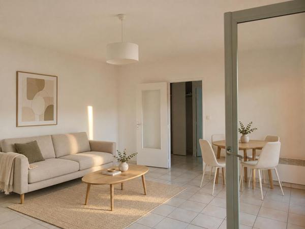 Appartement T3 à Pompertuzat - 59 m² avec terrasse et 2 parkings