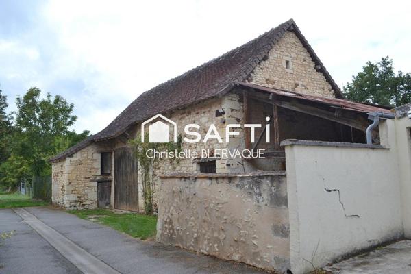 À VENDRE – Grange avec terrain et puits à Mairé (86270)