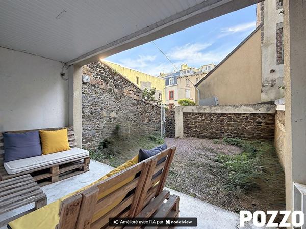 Appartement Granville 1 pièce 21.85 m2 Courette et terrasse GRANVILLE