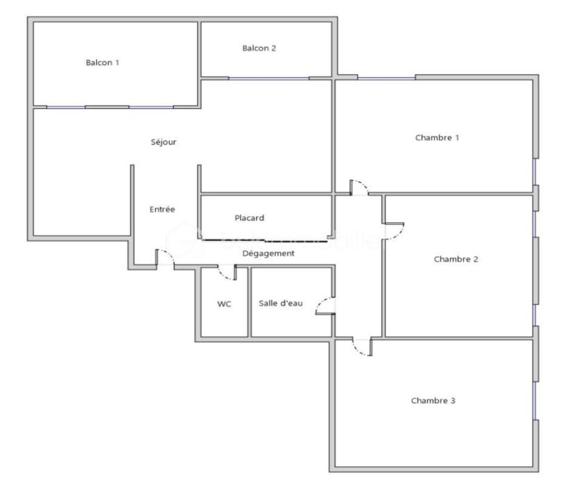 Appartement de 89 m²