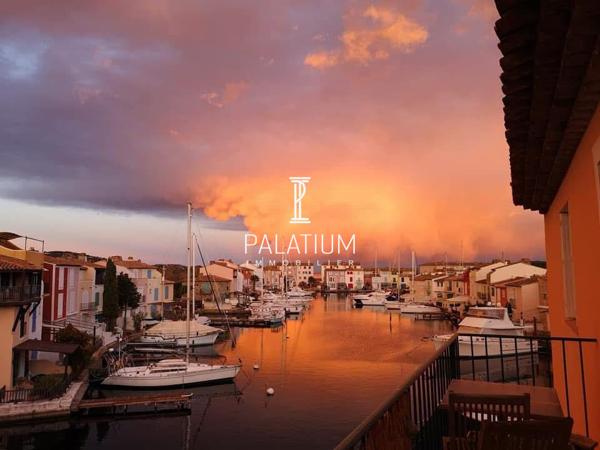 Rare à Port-Grimaud – Appartement 81 m² avec mezzanines en bord de canal