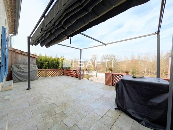 Propriété T6, plain pied 185m² env.