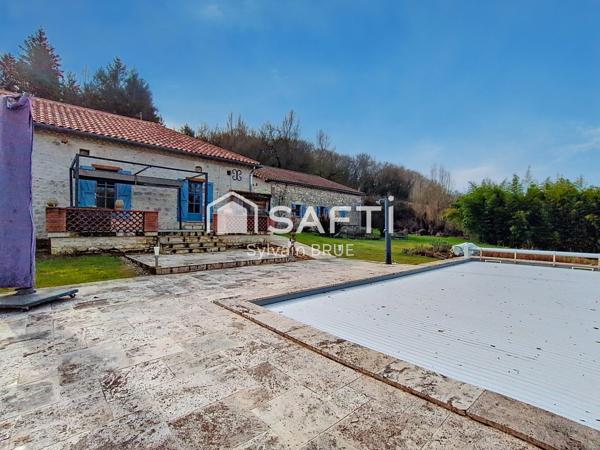 Propriété T6, plain pied 185m² env.