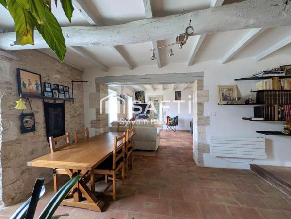 Propriété T6, plain pied 185m² env.