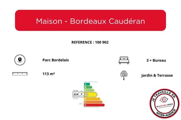 Maison à vendre 4 pièces de 113 m²
