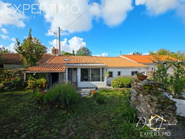 Bourgneuf-en-Retz (44580) Maison en pierre rénovée 77 m² – charme & nature à Bourgneuf-en-Retz, proche mer