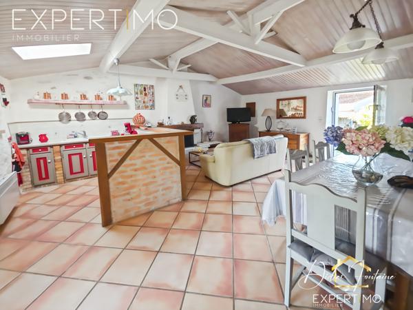 Bourgneuf-en-Retz (44580) Maison en pierre rénovée 77 m² – charme & nature à Bourgneuf-en-Retz, proche mer