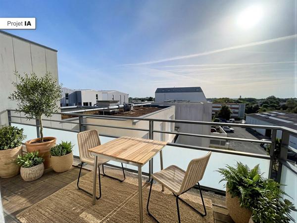 Appartement 1 chambre, balcon au calme et parking - Quartier Tasdon, La rochelle 17000