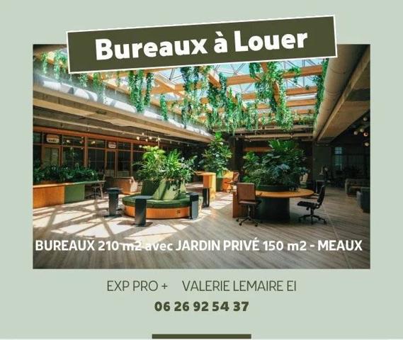 Bureaux 210 m² avec Jardin Privé – Meaux