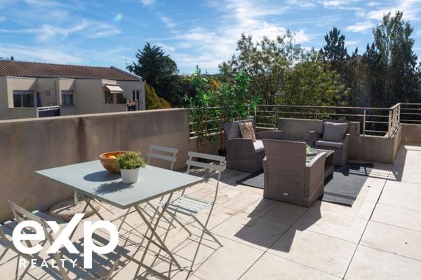 Dernier étage – Terrasse exceptionnelle de 100 m² – Vue dégagée – Pigonnet