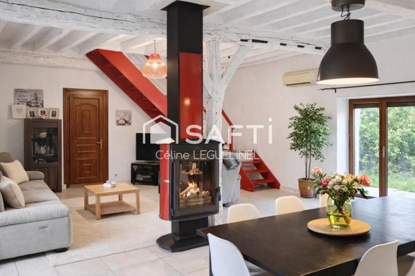 LONGÈRE DE CHARME 1840 – 204 m² – DPE C – TERRAIN 1 125 m² – COUDRES (27220)