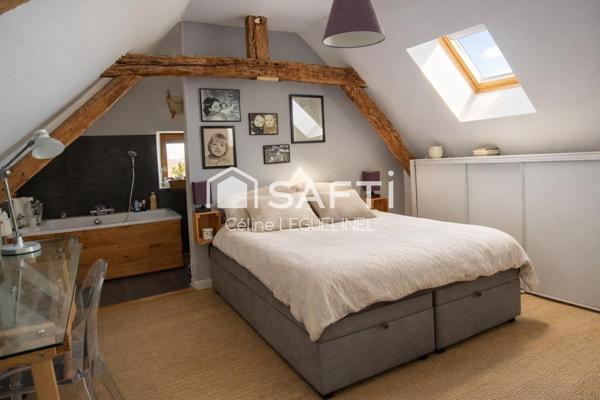 LONGÈRE DE CHARME 1840 – 204 m² – DPE C – TERRAIN 1 125 m² – COUDRES (27220)