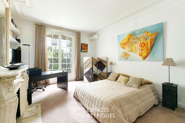 Étage noble de réception avec extérieurs – Parc Monceau