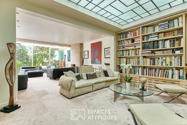 Étage noble de réception avec extérieurs – Parc Monceau