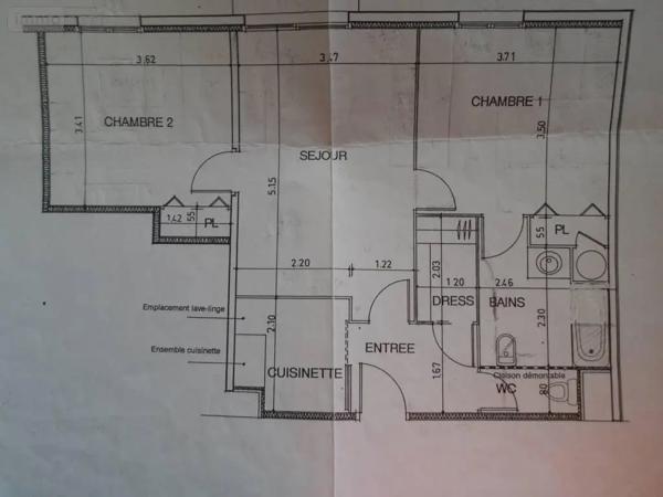 Achat - Appartement Poitiers 86000 3 pièces 63 m 2