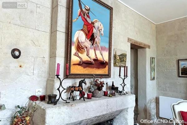 Maison de maître à vendre à Avoine dans l'Indre-et-Loire (37420), ref : 37049-58   
CHINON