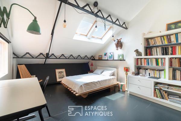 Loft avec jardin d’hiver et patio