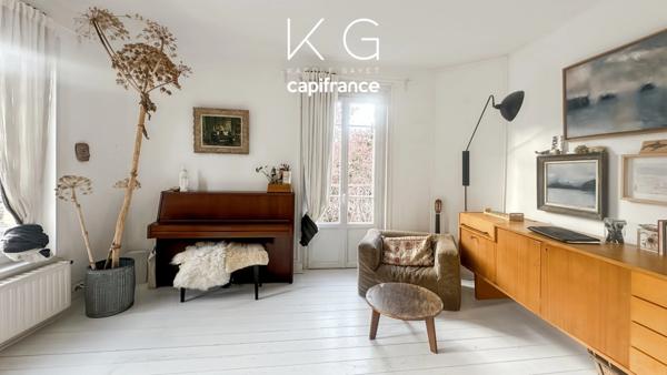 Proche Honfleur maison de maître à vendre 232 m², 5 chambres, jardin clos et arboré de 1 539 m²